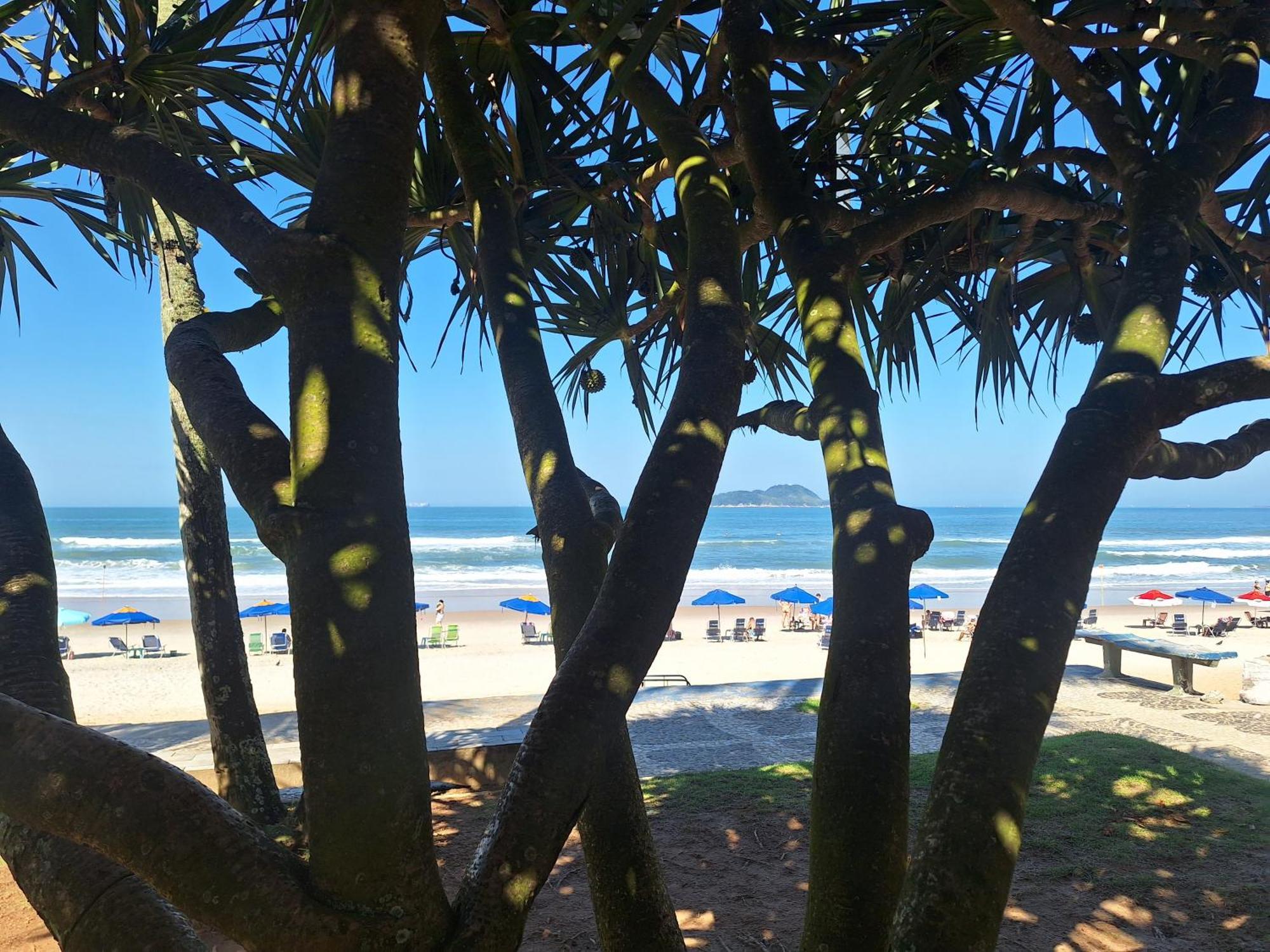 Duplex Pe Na Areia, Praia Do Tombo - Guaruja/Sp. Exterior photo